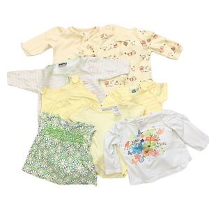 Baby girl essential yellow green 3-12 mo